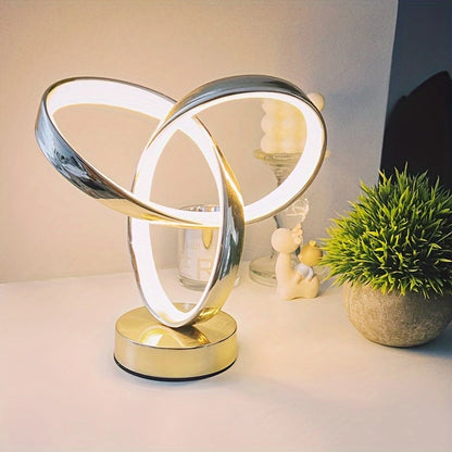 Dimbare Mobius-bureaulamp-Futuristische USB-zaklamp