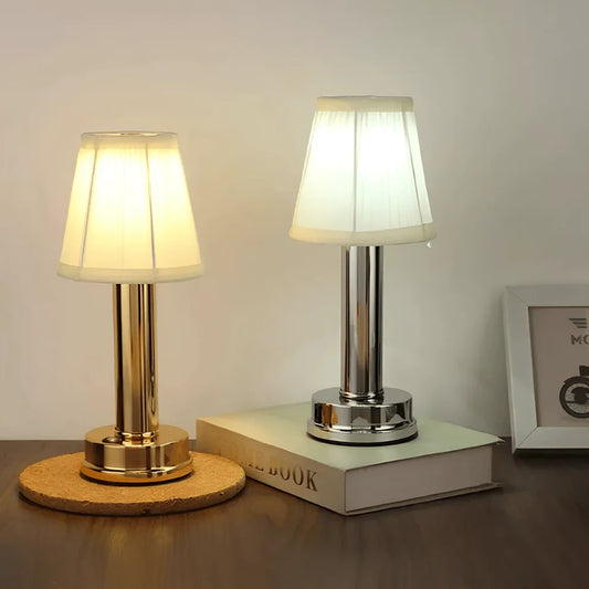 Retro Elegance Moderne Oplaadbaar Tafellamp