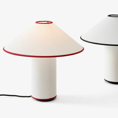 Minimalistische Tafellamp met Stoffen Kap