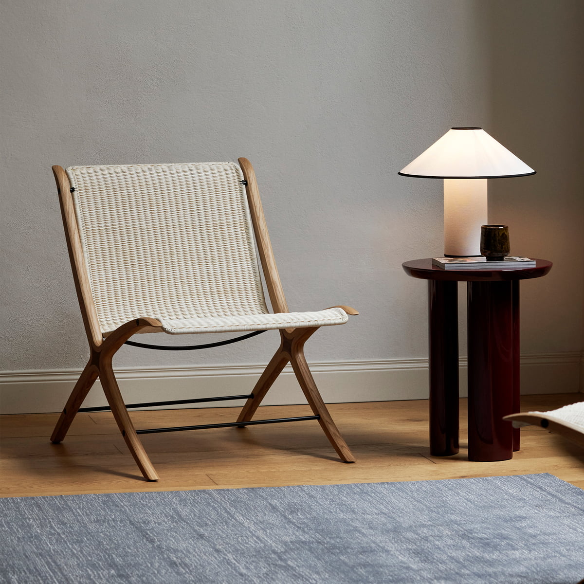 Minimalistische Tafellamp met Stoffen Kap