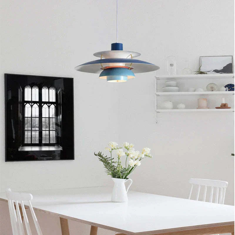 Deens Design LED Pendant Lamp – Plafondlamp met Parapluscherm