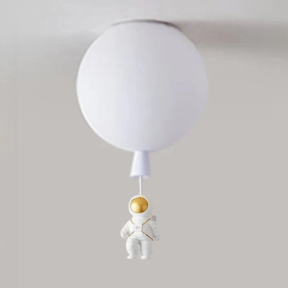 Speelse Maan en Astronaut Ontwerp LED Plafondlicht