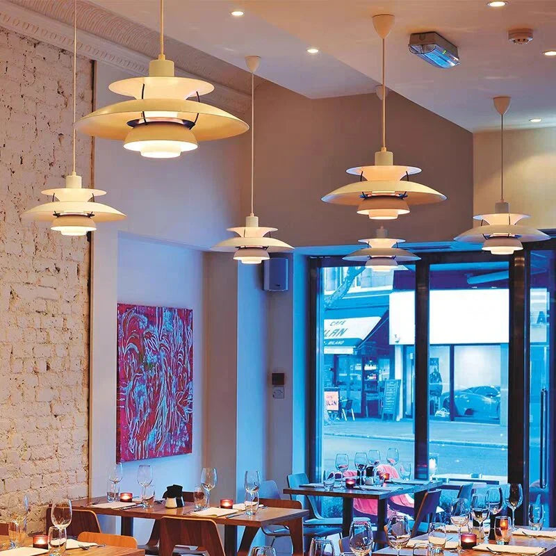 Deens Design LED Pendant Lamp – Plafondlamp met Parapluscherm