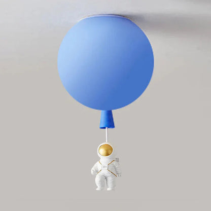 Speelse Maan en Astronaut Ontwerp LED Plafondlicht