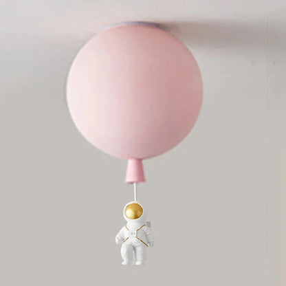 Speelse Maan en Astronaut Ontwerp LED Plafondlicht