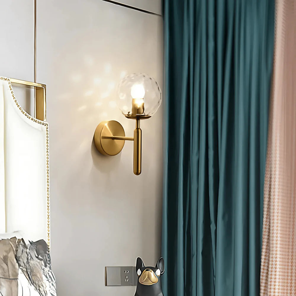 Luxe Tijdloos Design Wandlamp in Messing