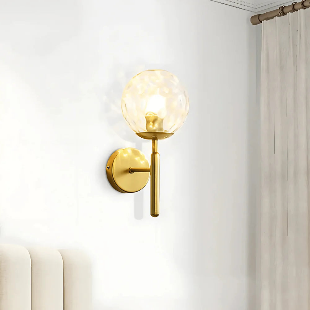 Luxe Tijdloos Design Wandlamp in Messing