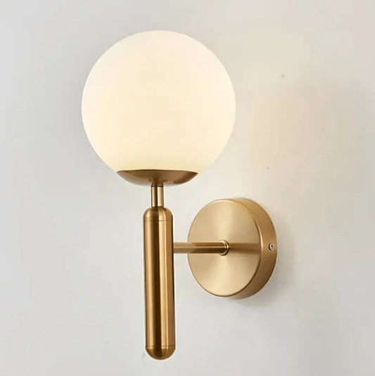 Luxe Tijdloos Design Wandlamp in Messing