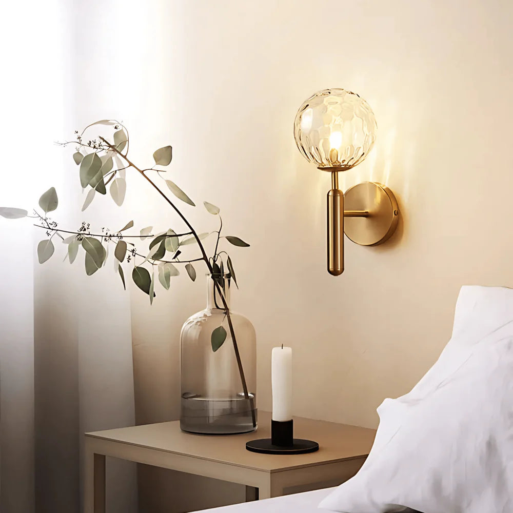 Luxe Tijdloos Design Wandlamp in Messing