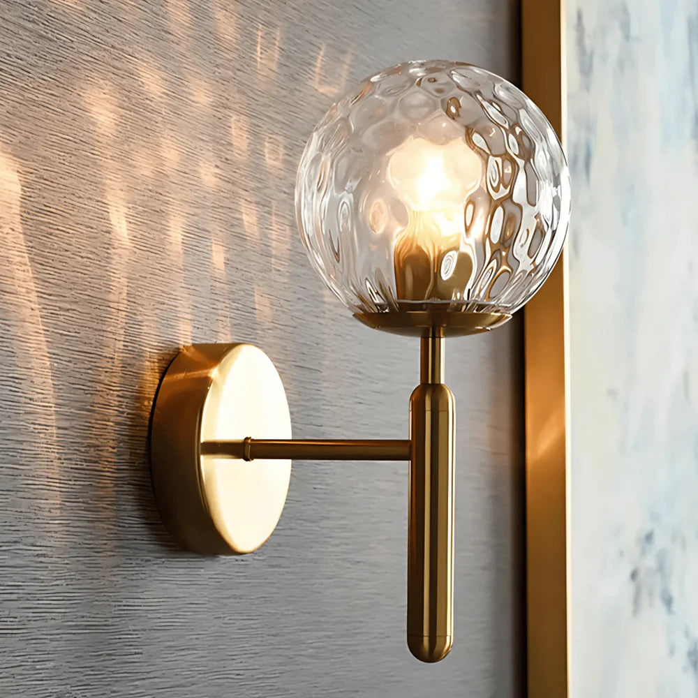 Luxe Tijdloos Design Wandlamp in Messing