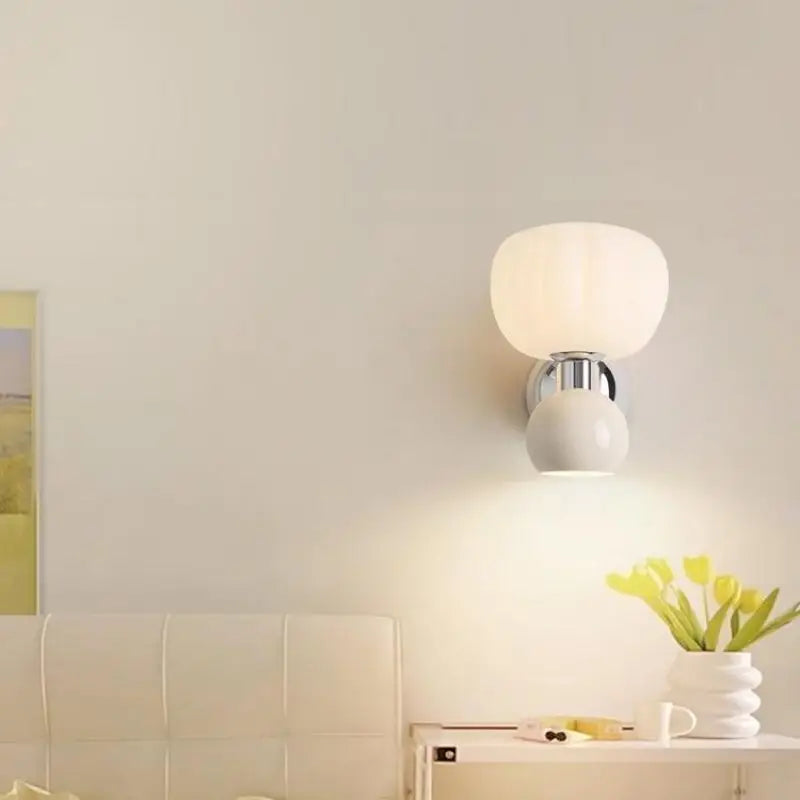 Moderne Crème Elegantie LED Wandlamp