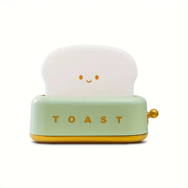 Toaster Vorm LED Nachtlamp – Oplaadbare Tafellamp met Warme Sfeerverlichting