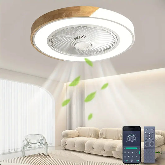 Plafondventilatorlamp – Stille LED Verlichting met Ventilator en Afstandsbediening