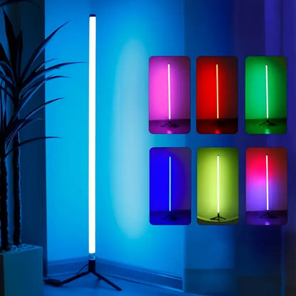 Smart LED Vloerlamp – RGB Muziek Sfeerlamp met App-bediening