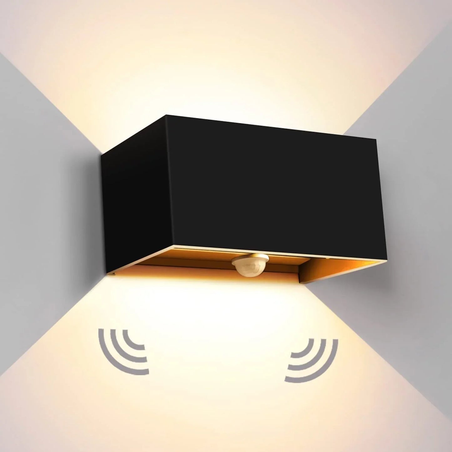 Moderne LED BuitenWandlamp Zwart IP65