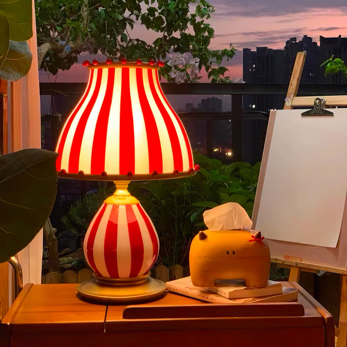 Vintage Stijl Circus Troup Tafellamp