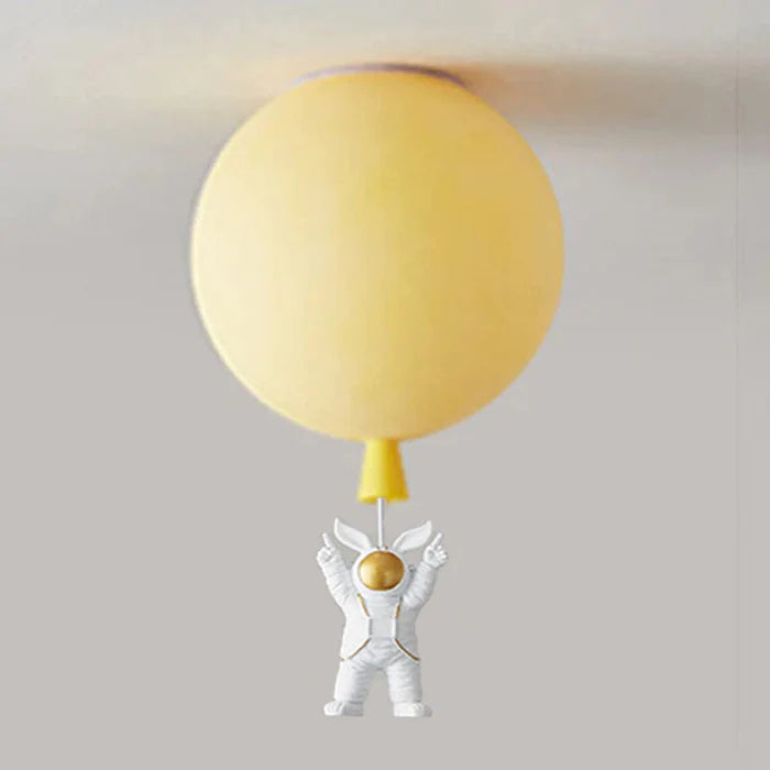 Speelse Maan en Astronaut Ontwerp LED Plafondlicht
