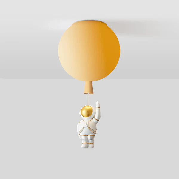 Speelse Maan en Astronaut Ontwerp LED Plafondlicht