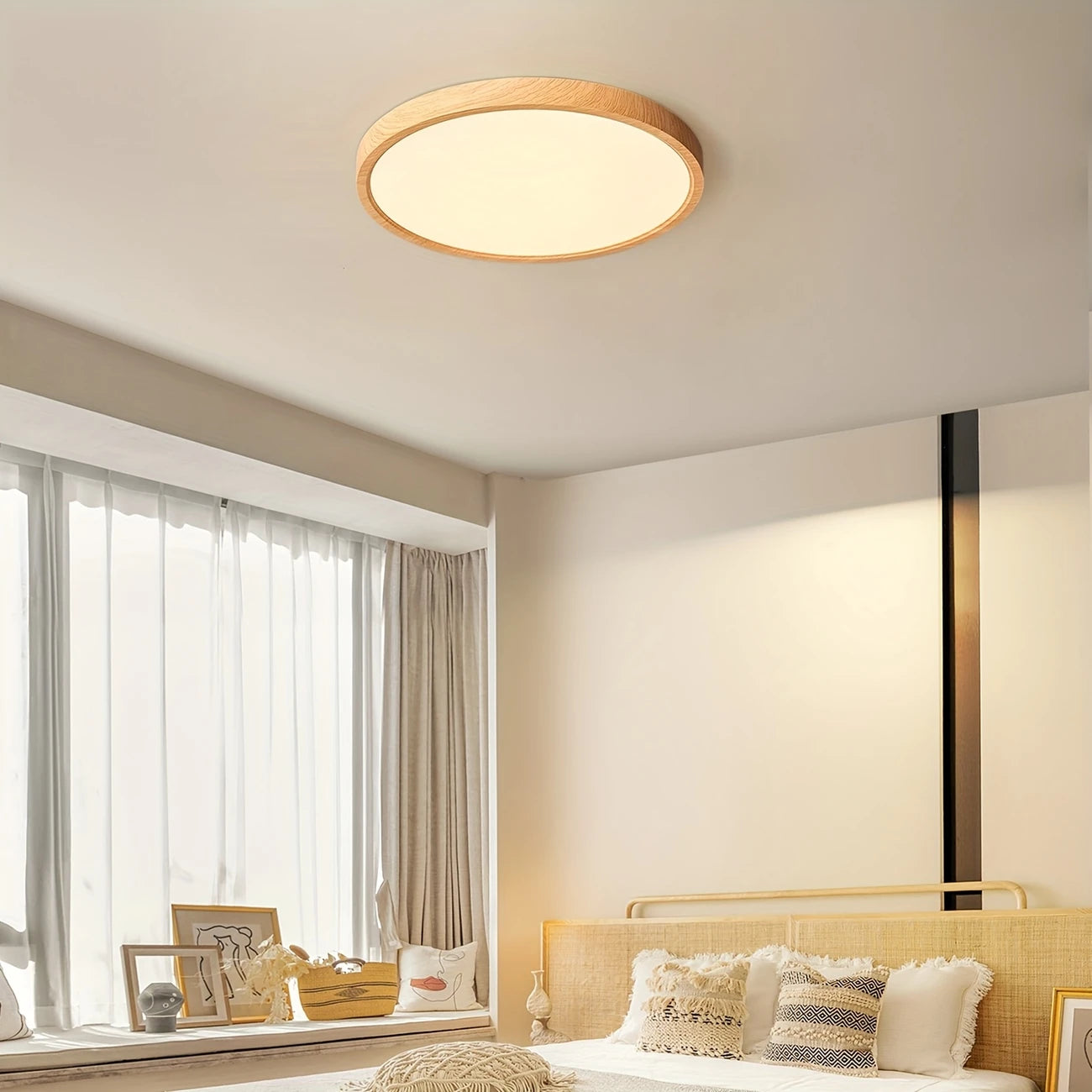 Moderne LED Plafondlamp met Antieke Afwerking