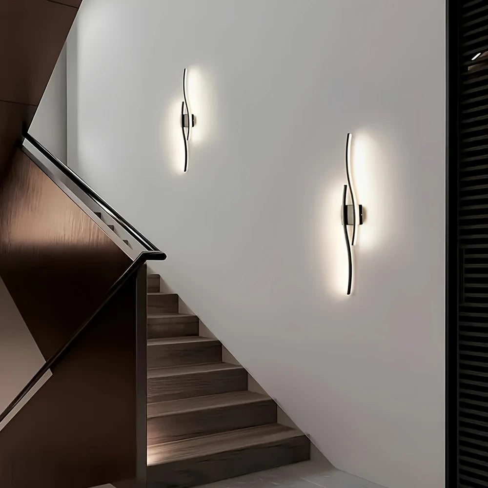 Moderne LED Wandlamp van Glas met Dimbare Functie