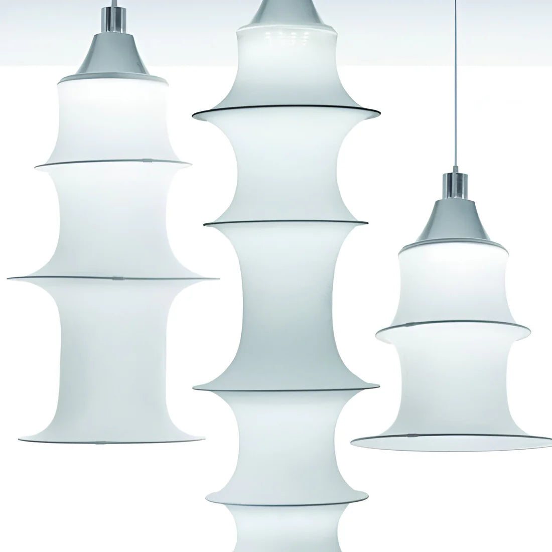 Minimalistische Japandi Falklandi Stoffen Hanglamp