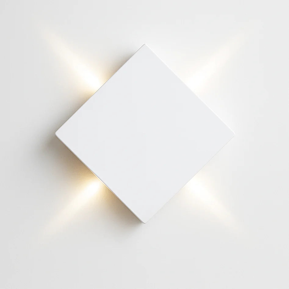 Moderne Cross Star Warm Licht Wandlamp