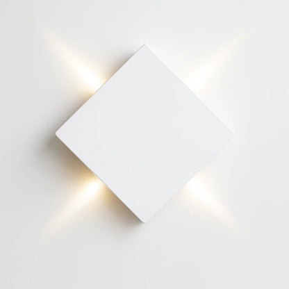 Moderne Cross Star Warm Licht Wandlamp