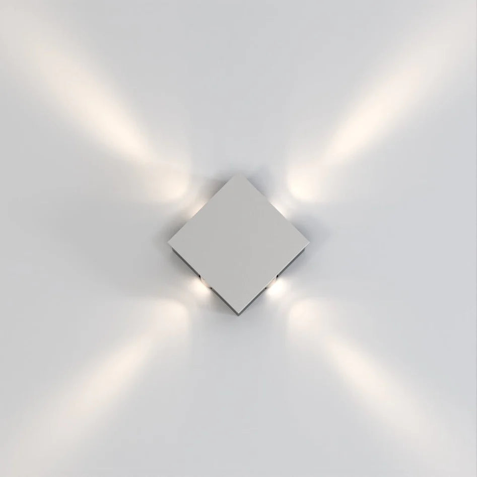 Moderne Cross Star Warm Licht Wandlamp