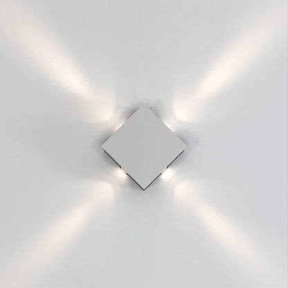 Moderne Cross Star Warm Licht Wandlamp
