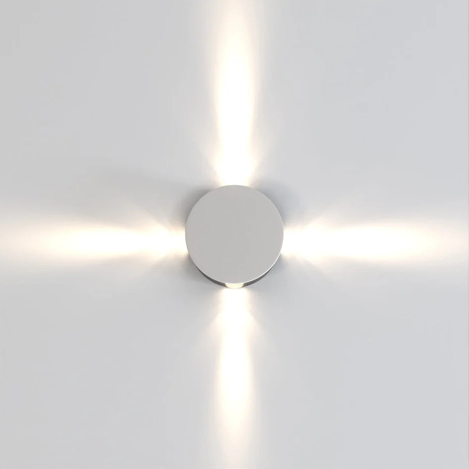 Moderne Cross Star Warm Licht Wandlamp