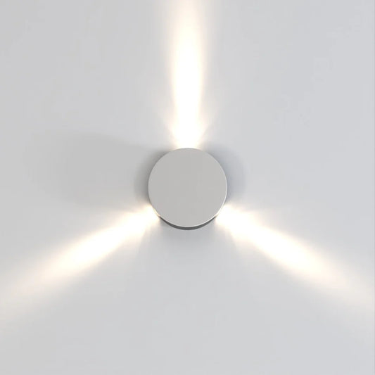 Moderne Cross Star Warm Licht Wandlamp