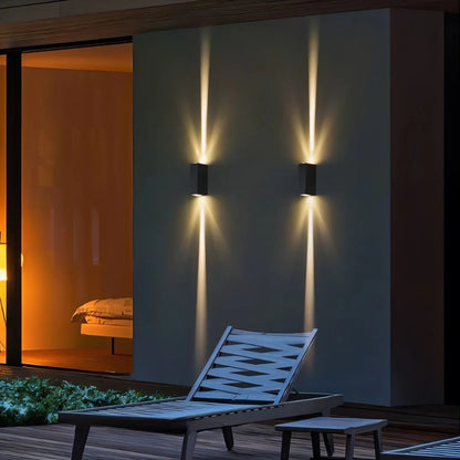 Moderne Cross Star Warm Licht Wandlamp