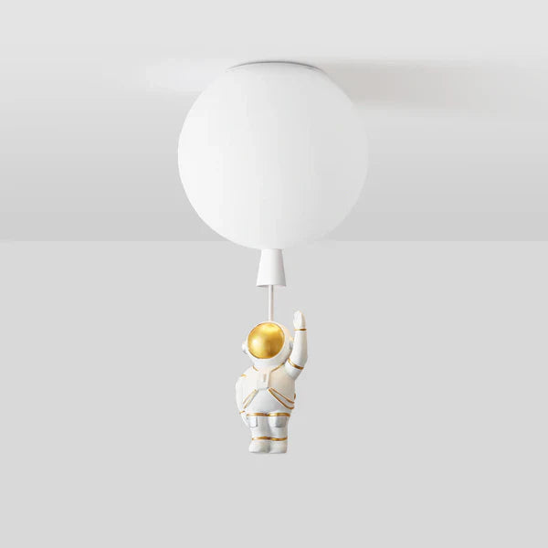 Speelse Maan en Astronaut Ontwerp LED Plafondlicht