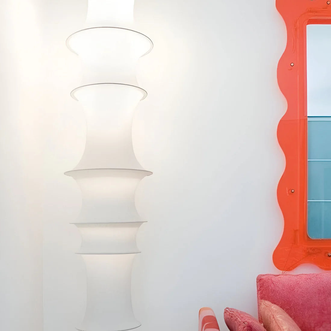 Minimalistische Japandi Falklandi Stoffen Hanglamp
