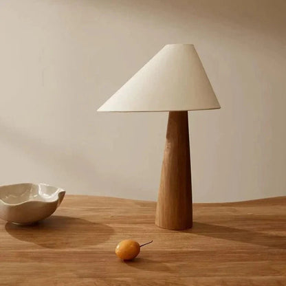 Moderne Stijlvol Hout Tafellamp