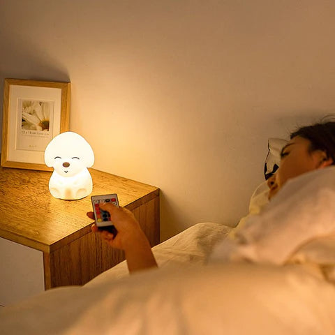 Kleurrijk & Oplaadbaar Zacht Hond LED Nachtlamp