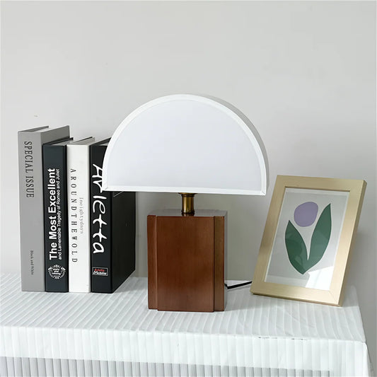 Moderne Halve Maan Wabi Sabi Stijl Tafellamp