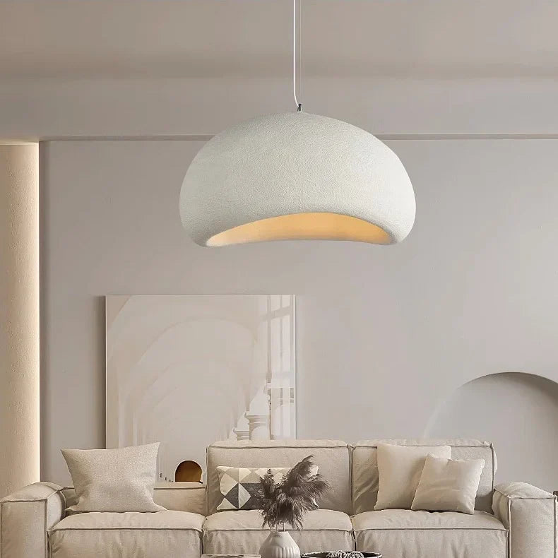 Scandinavische Wabi Sabi Glasvezel Hanglamp