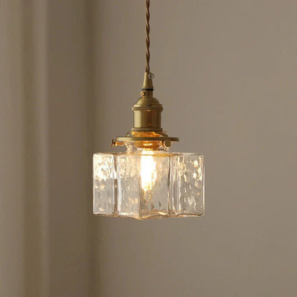 Moderne Retro LED Glazen Hanglamp