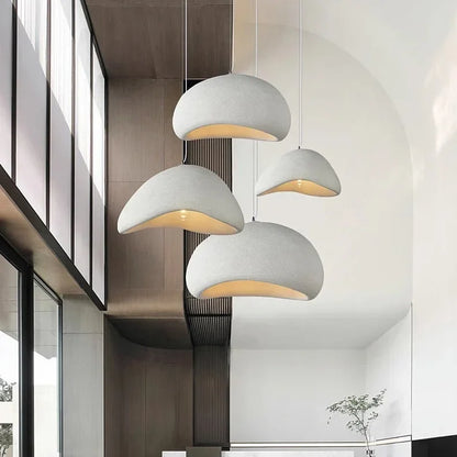 Scandinavische Wabi Sabi Glasvezel Hanglamp