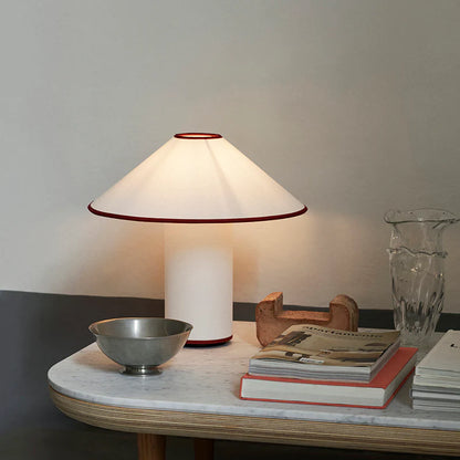 Minimalistische Tafellamp met Stoffen Kap
