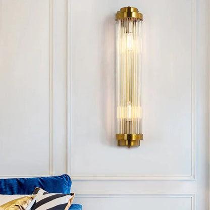 Moderne Gouden Gloed Kristallen Wandlamp