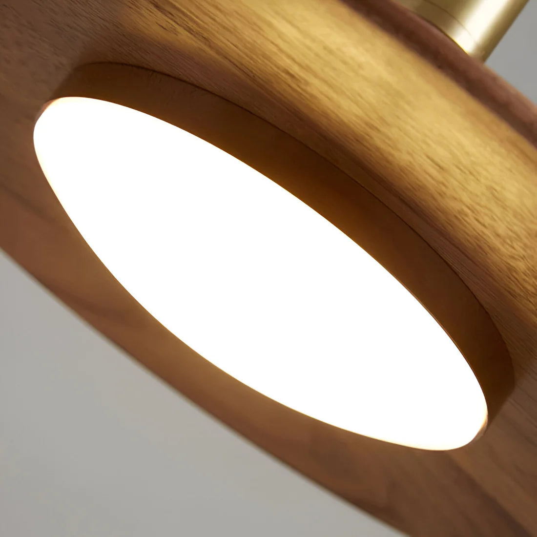 Scandinavische Stijl Walnoot Houten Hanglamp