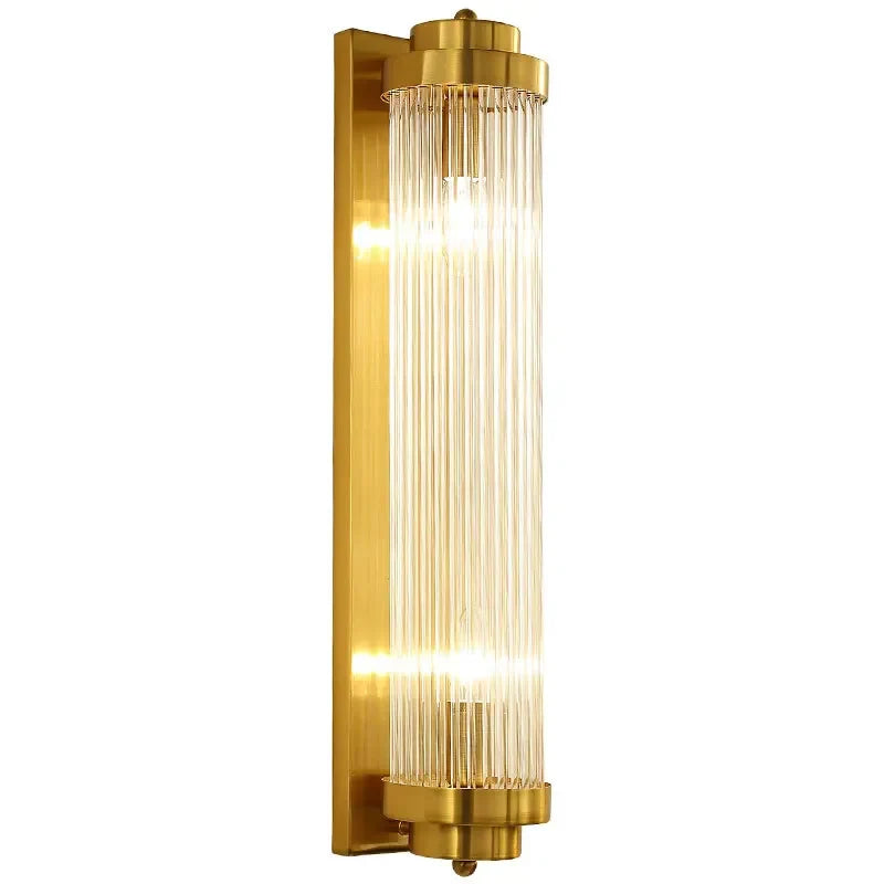 Moderne Gouden Gloed Kristallen Wandlamp