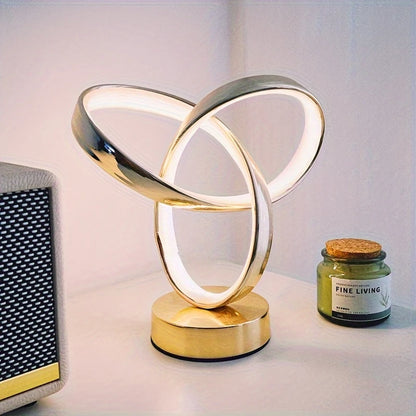 Dimbare Mobius-bureaulamp-Futuristische USB-zaklamp