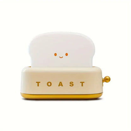 Toaster Vorm LED Nachtlamp – Oplaadbare Tafellamp met Warme Sfeerverlichting