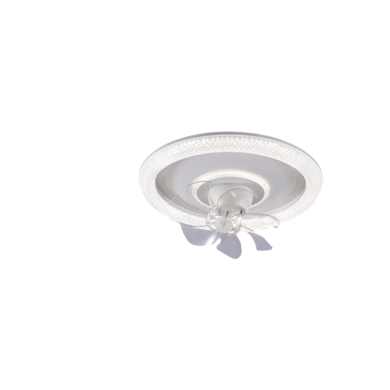 AeroGlow LED Plafondventilator met 7 Transparante Bladen