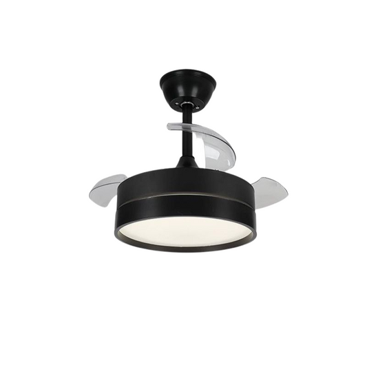 Dimmable 3 Doorzichtige Bladen Retractable Ceiling Fan