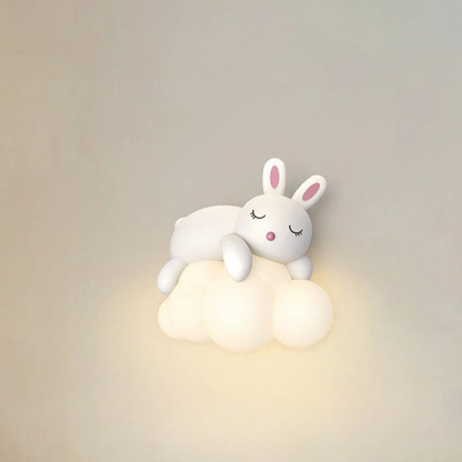 Nordic Chattige Beer & Konijn Desig LED Wandlamp