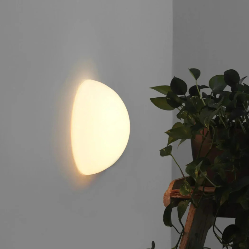 Minimalistisch Halfcirkelvormig LED Wandlamp